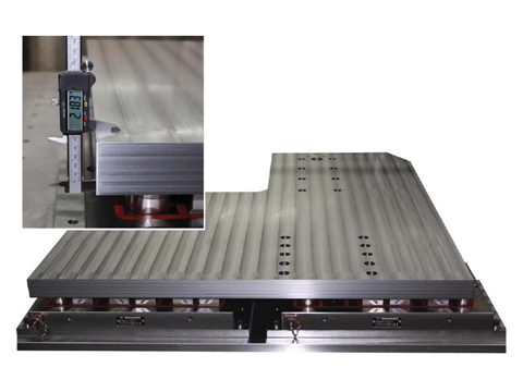 Precision milled parts and massive structure ensures the performance of our shear and it
